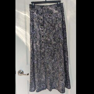 Purple Paisley Maxi Skirt Dress Barn